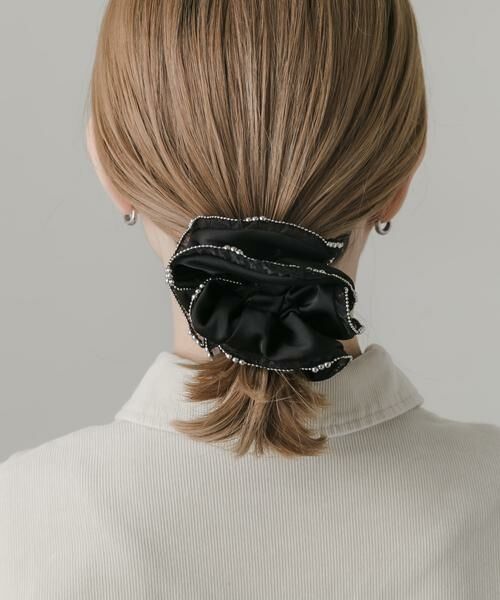 SMELLY / スメリー ヘアゴム・シュシュ | チェーンラインサテンシュシュ | 詳細3