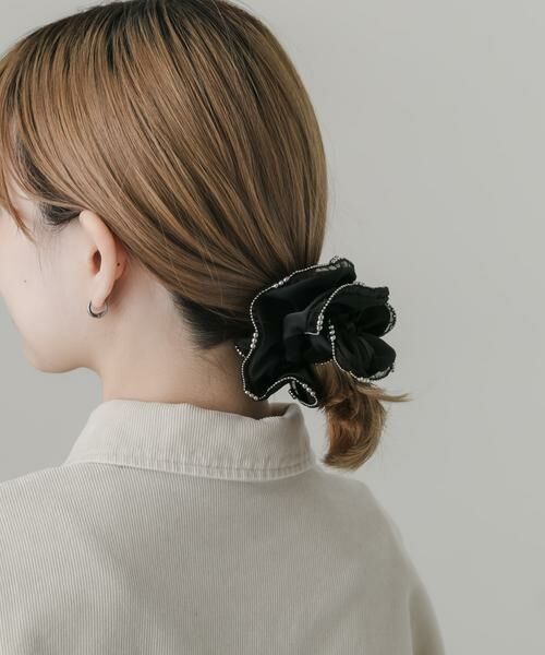 SMELLY / スメリー ヘアゴム・シュシュ | チェーンラインサテンシュシュ | 詳細5