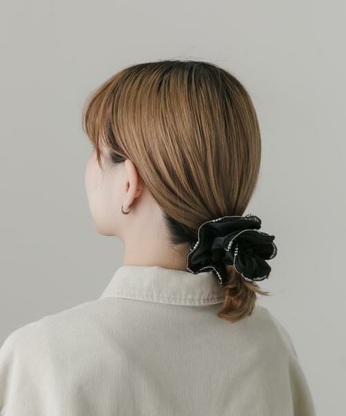 SMELLY / スメリー ヘアゴム・シュシュ | チェーンラインサテンシュシュ | 詳細6