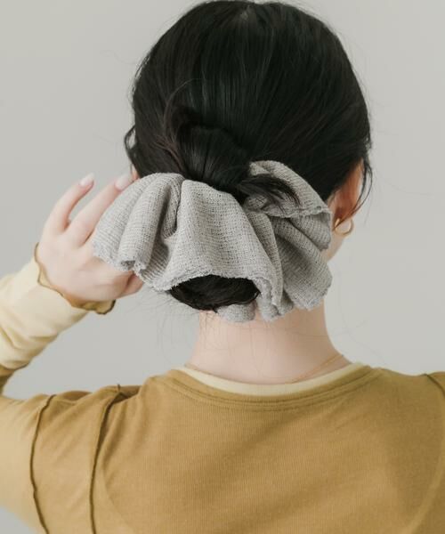 SMELLY / スメリー ヘアゴム・シュシュ | ニットボリュームシュシュ | 詳細2