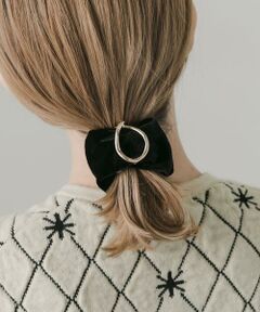 SMELLY / スメリー ヘアアクセサリー | ニュアンスメタルベロアヘアカフ