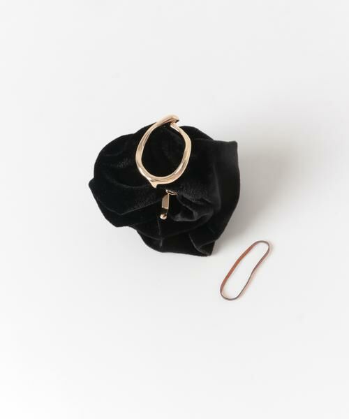 SMELLY / スメリー ヘアアクセサリー | ニュアンスメタルベロアヘアカフ | 詳細4