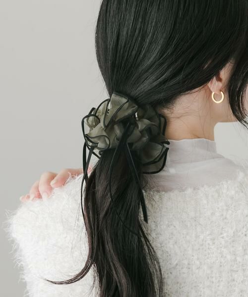 SMELLY / スメリー ヘアアクセサリー | ベロアリボンシアーヘアカフ | 詳細2