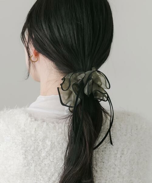 SMELLY / スメリー ヘアアクセサリー | ベロアリボンシアーヘアカフ | 詳細4