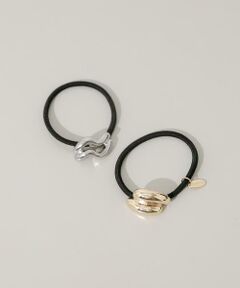 SMELLY / スメリー ヘアゴム・シュシュ | ニュアンスメタル2セットヘアポニー