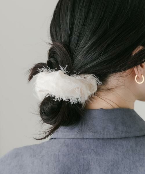 SMELLY / スメリー ヘアゴム・シュシュ | シアーフリンジシュシュ | 詳細2