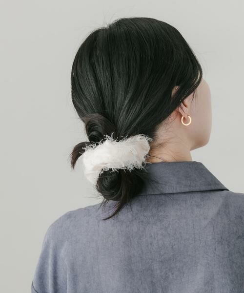 SMELLY / スメリー ヘアゴム・シュシュ | シアーフリンジシュシュ | 詳細3