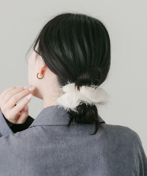 SMELLY / スメリー ヘアゴム・シュシュ | シアーフリンジシュシュ | 詳細4