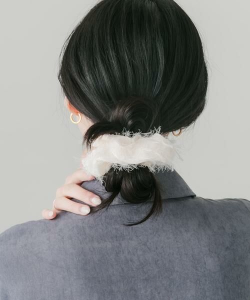 SMELLY / スメリー ヘアゴム・シュシュ | シアーフリンジシュシュ | 詳細5