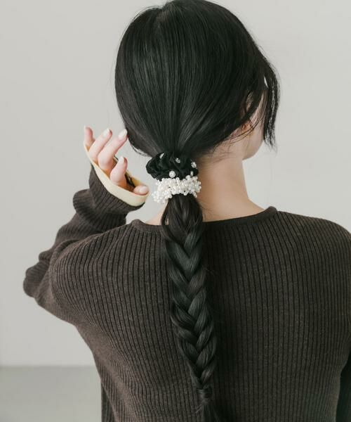 SMELLY / スメリー ヘアゴム・シュシュ | パールビジュー2セットヘアゴム | 詳細4