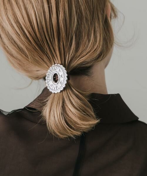 SMELLY / スメリー ヘアゴム・シュシュ | オーバルコンチョヘアカフ | 詳細2