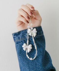 SMELLY / スメリー キーホルダー・ストラップ | リボンモチーフビーズストラップ