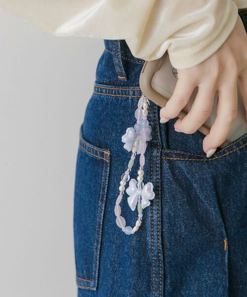 SMELLY / スメリー キーホルダー・ストラップ | リボンモチーフビーズストラップ | 詳細3