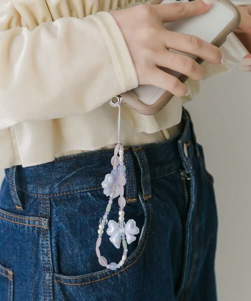 SMELLY / スメリー キーホルダー・ストラップ | リボンモチーフビーズストラップ | 詳細4