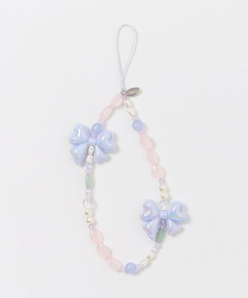 SMELLY / スメリー キーホルダー・ストラップ | リボンモチーフビーズストラップ | 詳細6