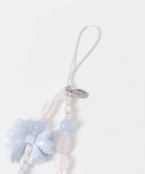 SMELLY / スメリー キーホルダー・ストラップ | リボンモチーフビーズストラップ | 詳細7