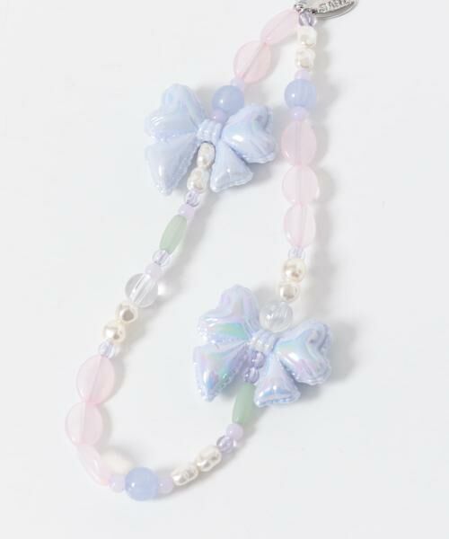 SMELLY / スメリー キーホルダー・ストラップ | リボンモチーフビーズストラップ | 詳細8
