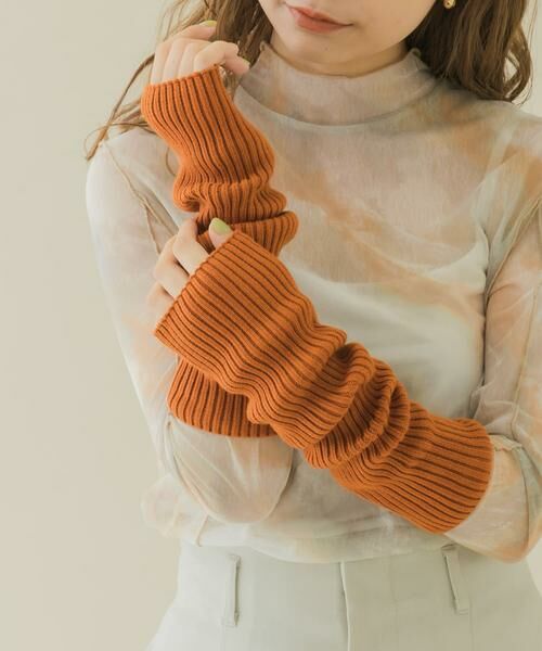 SMELLY / スメリー 手袋 | 2WAYアームウォーマー（オレンジ）