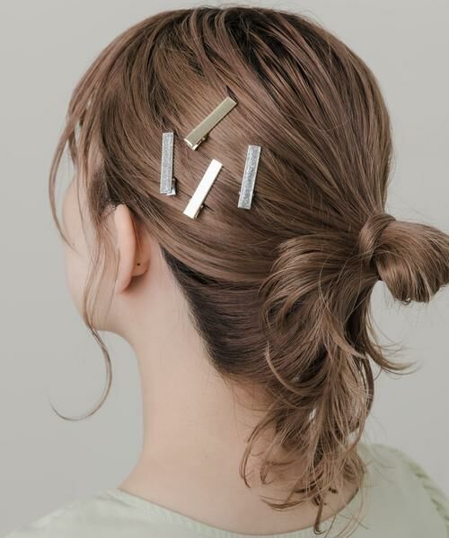 SMELLY / スメリー カチューシャ・カチューム・その他 | コンビミニスクエア4セットピン（ゴールド系その他）