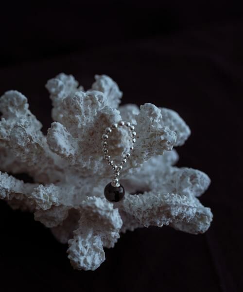 SMELLY / スメリー リング | SMELLY so’　onyx ball chain ring | 詳細6