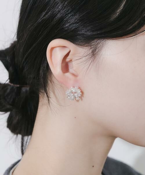 SMELLY / スメリー ピアス・イヤリング | スパークルビジューパールピアス | 詳細6