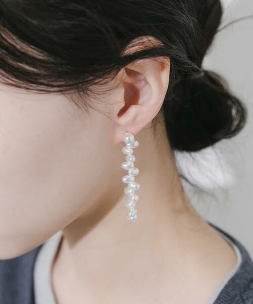 SMELLY / スメリー ピアス・イヤリング | オーバルパールピアス | 詳細2