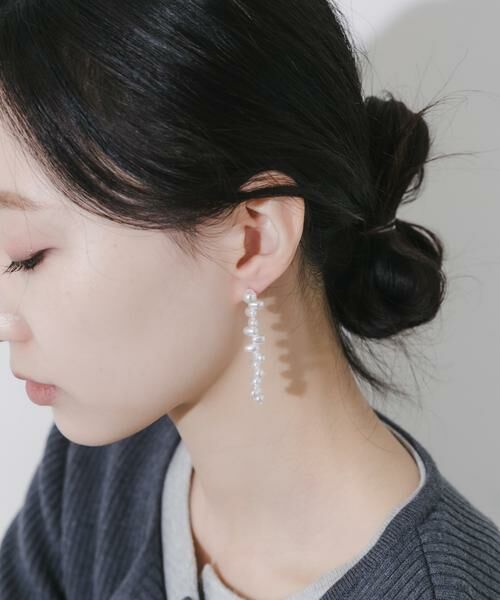 SMELLY / スメリー ピアス・イヤリング | オーバルパールピアス | 詳細3