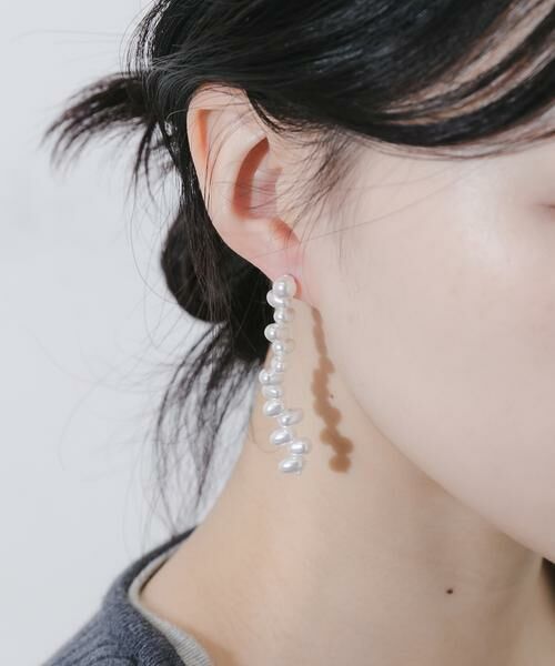 SMELLY / スメリー ピアス・イヤリング | オーバルパールピアス | 詳細4