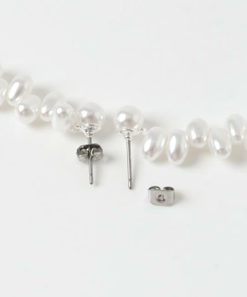 SMELLY / スメリー ピアス・イヤリング | オーバルパールピアス | 詳細6