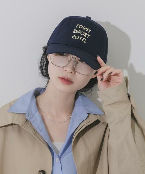 SMELLY / スメリー キャップ | weatherロゴキャップ（ネイビー）