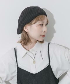SMELLY / スメリー ハンチング・キャスケット・ベレー帽 | リブニットベレー
