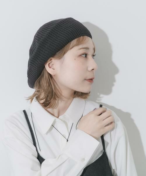 SMELLY / スメリー ハンチング・キャスケット・ベレー帽 | リブニットベレー | 詳細1