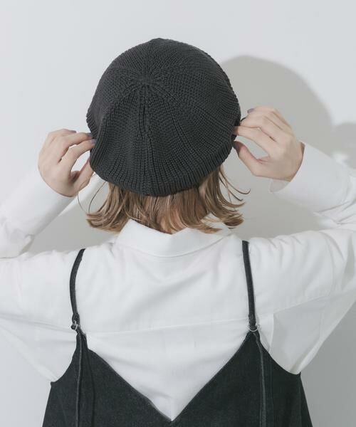 SMELLY / スメリー ハンチング・キャスケット・ベレー帽 | リブニットベレー | 詳細5