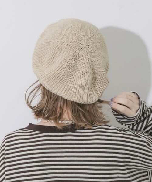 SMELLY / スメリー ハンチング・キャスケット・ベレー帽 | リブニットベレー | 詳細12