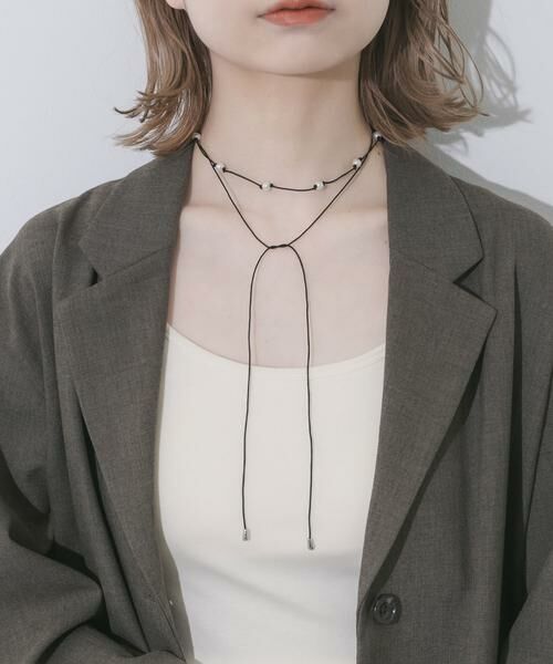 SMELLY / スメリー ネックレス・ペンダント・チョーカー | パールコードチョーカーネックレス | 詳細1