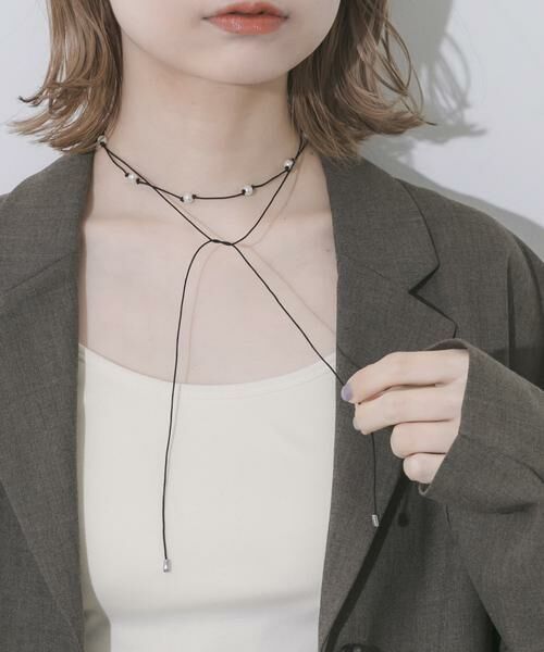 SMELLY / スメリー ネックレス・ペンダント・チョーカー | パールコードチョーカーネックレス | 詳細2