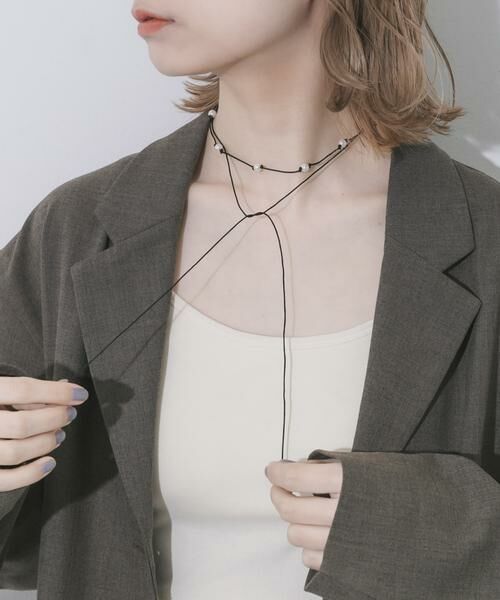 SMELLY / スメリー ネックレス・ペンダント・チョーカー | パールコードチョーカーネックレス | 詳細4