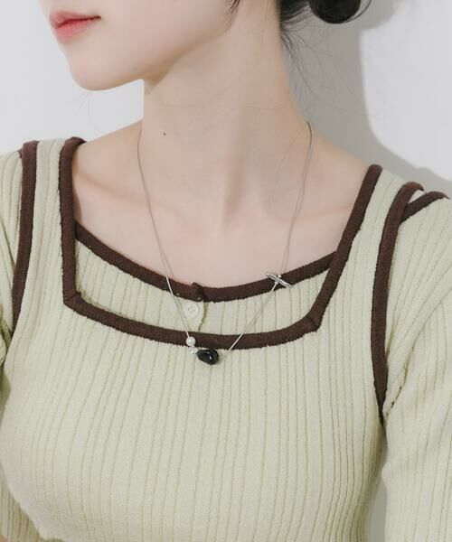 SMELLY / スメリー ネックレス・ペンダント・チョーカー | モチーフトップスライドネックレス | 詳細4