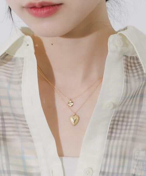 SMELLY / スメリー ネックレス・ペンダント・チョーカー | ハートコンチョ2セットネックレス | 詳細4