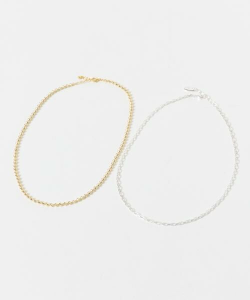 SMELLY / スメリー ネックレス・ペンダント・チョーカー | コンビカラーチェーン2セットネックレス | 詳細7