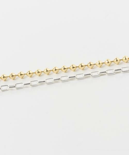 SMELLY / スメリー ネックレス・ペンダント・チョーカー | コンビカラーチェーン2セットネックレス | 詳細8