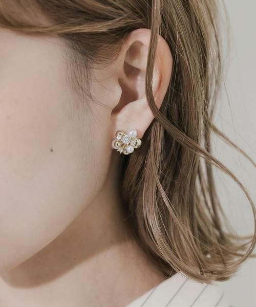 SMELLY / スメリー ピアス・イヤリング | パールビジューピアス | 詳細2