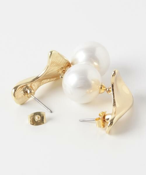 SMELLY / スメリー ピアス・イヤリング | メタルウェーブパールピアス | 詳細6