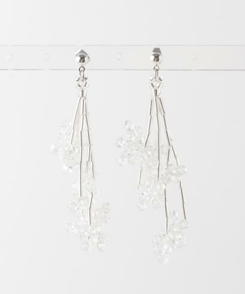 SMELLY / スメリー ピアス・イヤリング | クリアビーズボリュームシャワーピアス | 詳細8