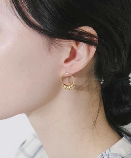 SMELLY / スメリー ピアス・イヤリング | スプリングフープピアス | 詳細2