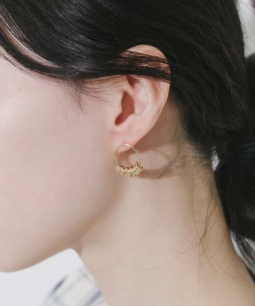 SMELLY / スメリー ピアス・イヤリング | スプリングフープピアス | 詳細3