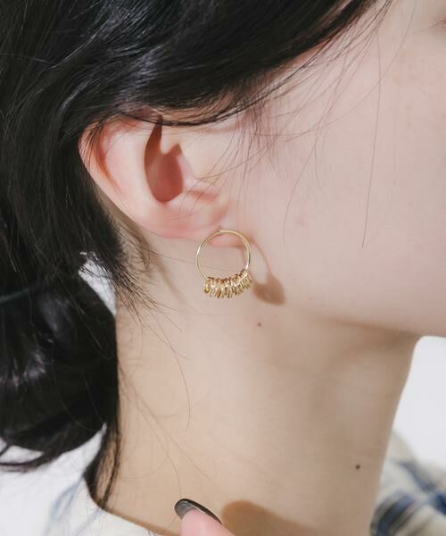 SMELLY / スメリー ピアス・イヤリング | スプリングフープピアス | 詳細6