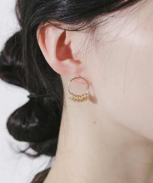 SMELLY / スメリー ピアス・イヤリング | スプリングフープピアス | 詳細7