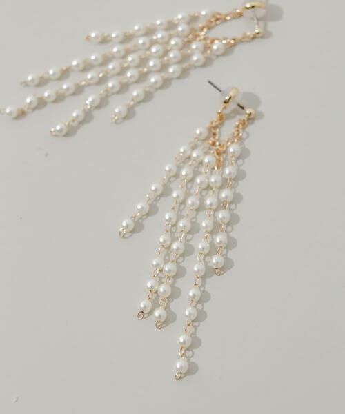 SMELLY / スメリー ピアス・イヤリング | パールフリンジピアス | 詳細1