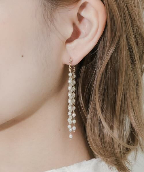 SMELLY / スメリー ピアス・イヤリング | パールフリンジピアス | 詳細3